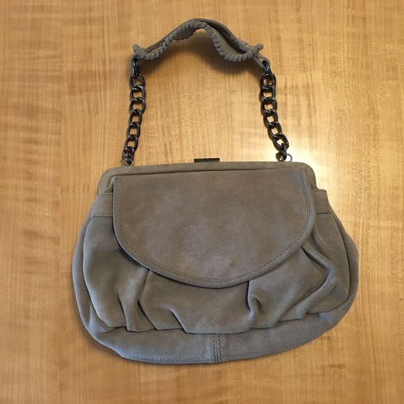 Zara Taupe Suede Shoulder Bag - Picture 2 of 8